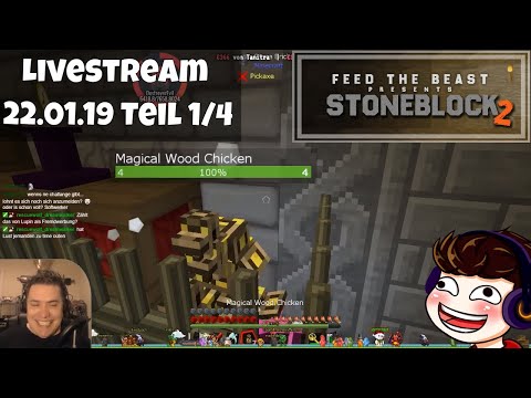 Livestream 22.02.19 - Teil 1/4 ⛰️ Let's play Minecraft StoneBlock 2 [German/Deutsch][1.12 modded]