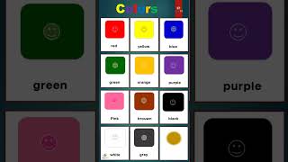 Learn Colors in English for Beginners | Fun and Easy English Lesson #shorts