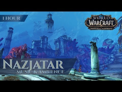 Nazjatar and Zin-Azshari - Music & Ambience (1 hour, 4K, World of Warcraft Battle for Azeroth)