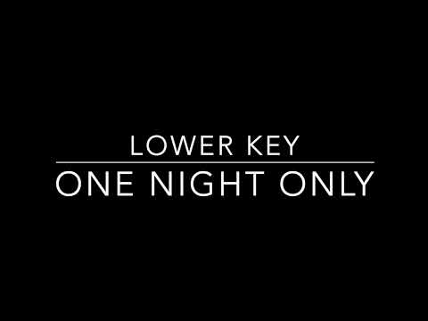 ONE NIGHT ONLY - JENNIFER HUDSON  - LOWER KEY INSTRUMENTAL/KARAOKE (piano version)