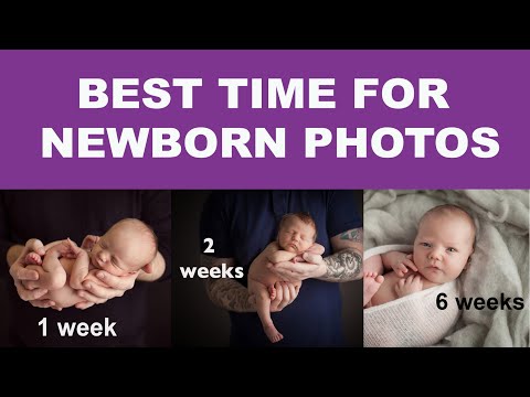 YouTube video about: When is the best time to take newborn photos?
