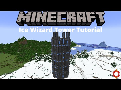 Gearsaw Studios - Minecraft How to Build an Ice Wizard Tower -12 Days of Gearsaw Christmas Tutorial #1-