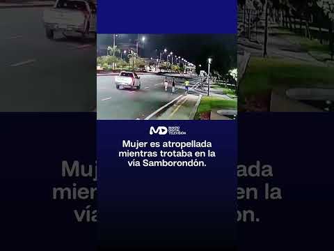 Mujer es atropellada mientras trotaba en la vía Samborondón, Guayaquil. #Ecuador