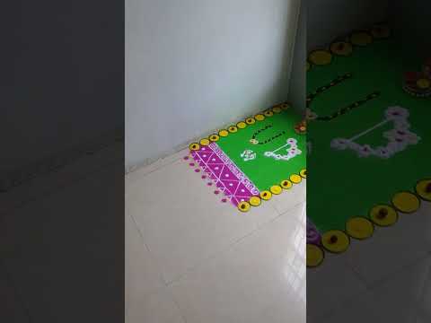 Mahalaxmi decoration ideas, gauri rangoli design #rangoli #easyrangoli #mahalaxmi #gauri