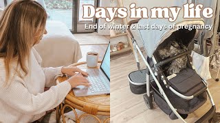 End of Winter Vlog | Last Days of Pregnancy