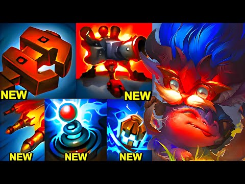 Wild Rift China Heimerdinger - 17KILL New Champ Heimer Build Runes  Dragon Trainer Heimerdinger Skin