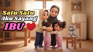 Download lagu Satu Satu Aku Sayang Ibu | Lagu Anak Indonesia Animasi 3D Ceria Edukatif mp3
