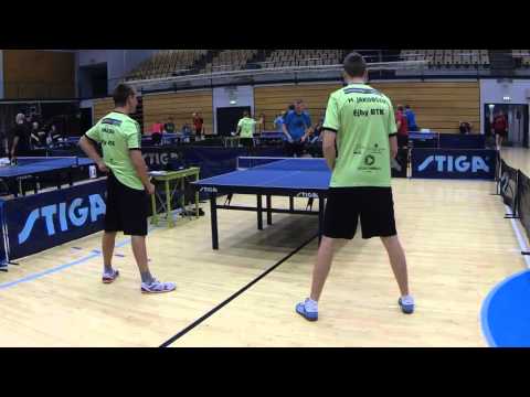 160213 ØM Senior, Kenneth Bech / Søren R Kristiansen - Nicky Daugaard Madsen / Martin Jacobsen