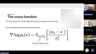 Physics and information theory of generative diffusion