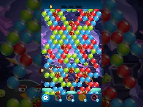 Angry Birds POP Bubble Shooter - Level 72. Gameplay Android walkthrough