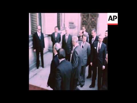 UPITN 23 5 80 BREZHNIEV, GISCARD AND GIEREK SUMMIT MEETING IN WARSAW