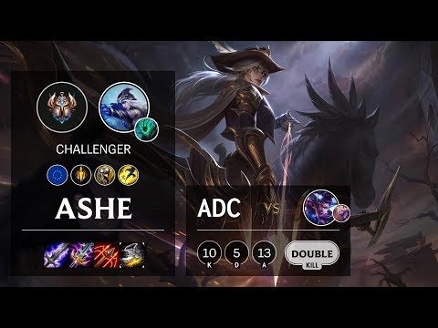 Ashe ADC vs Vayne - EUNE Challenger Patch 10.9