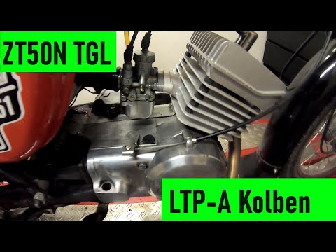 Simson Tuning ZT50N TGL Zylinder echte 70km/h mit dem LTP-A Kolben im neuen MZA Motor? CO2radtechnik