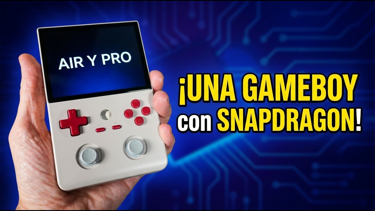 DESCUBRE la GAMEBOY con chip SNAPDRAGON más mangui:  Mangmi air Y pro