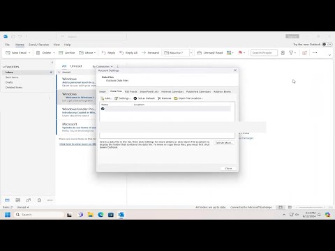 Change Outlook Data File Location to Another Folder [Guide]