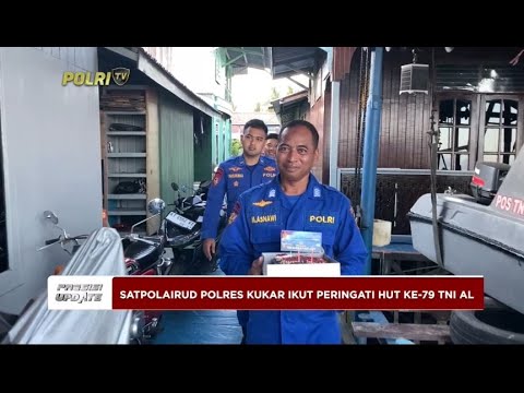 PRESISI UPDATE : SATPOLAIRUD POLRES KUKAR KUNJUNGI POS TNI AL 13/09/2024 11.00