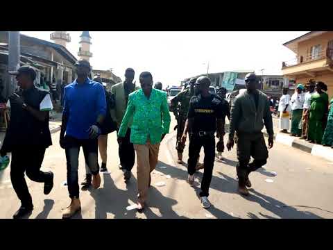 Walking the Street of Koidu city