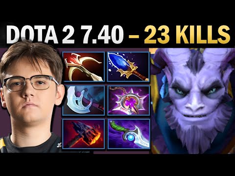 Riki Pro Carry with Nullifier and 23 Kills - Dota Gameplay