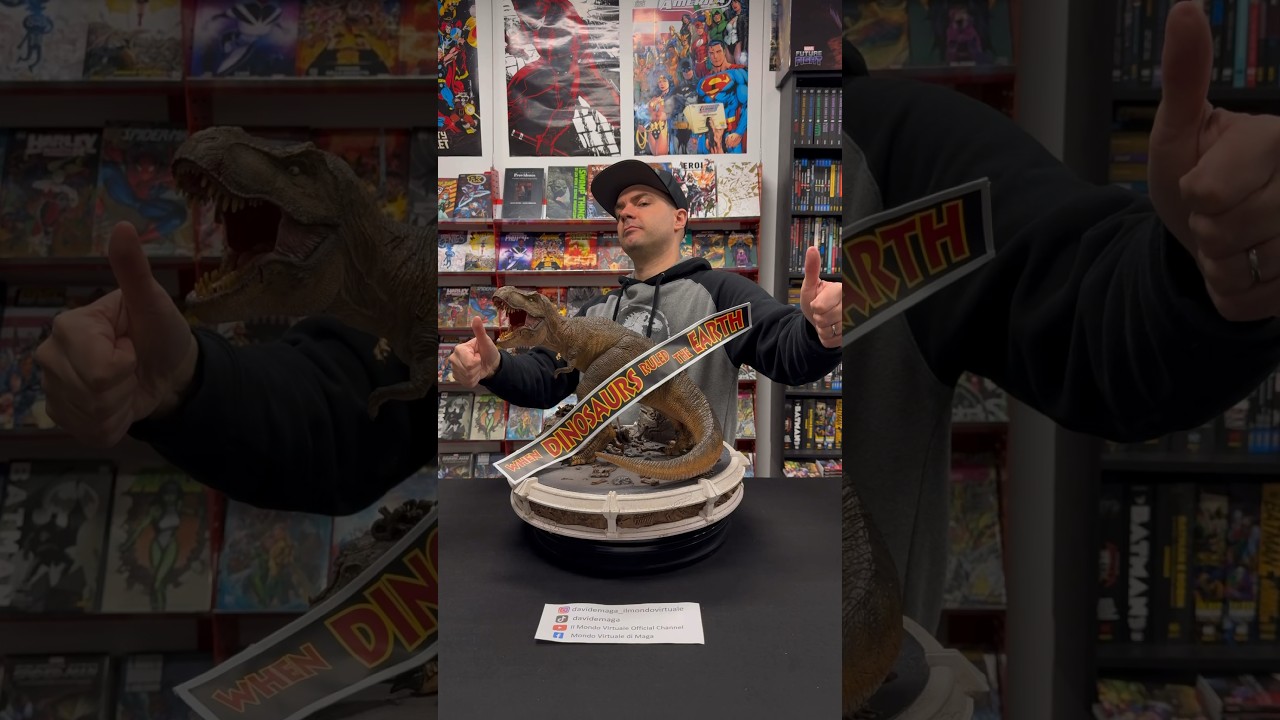 Jurassic Park T-Rex Legacy Museum Prime1 Studio #iosonounvirtuale #trex #jurassicpark #unboxing