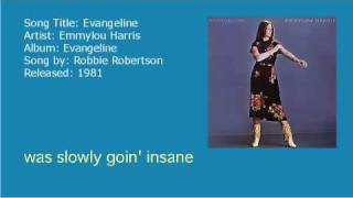 Emmylou Harris - Evangeline (Audio)