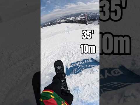 Top to Bottom at Dynaland park in Gifu, Japan 🇯🇵🔥 #snowboarding #snowboard #pov #shorts #gopro