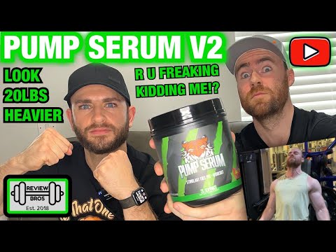 THE NEW BEST PUMP PRE?- PUMP SERUM NON STIM PRE WORKOUT REVIEW | HUGE NUTRITION