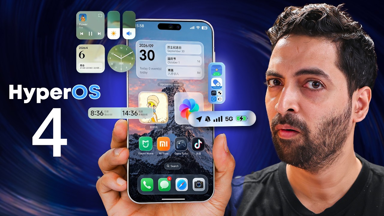 Xiaomi HyperOS 4 First Look : Android Just Got CRAZY 🔥
