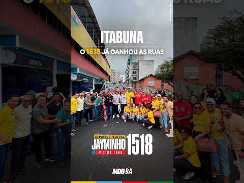 O 1518 já ganhou as ruas | Jayminho 1518 para Deputado Federal