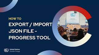 How to export or import a JSON file - Progress Tool