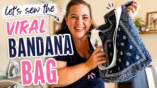 Our Take on the Viral Bandana Bag | The Perfect DIY Bag in Under an Hour!