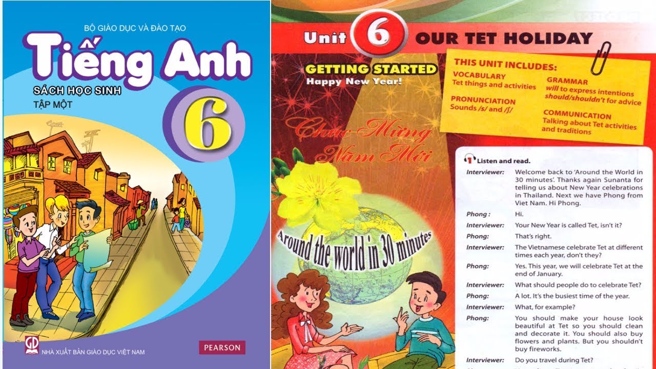 ENGLISH 6 - UNIT 6: OUR TET HOLIDAY - GETTING STARTED