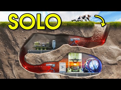 I Built A Secret Snake Base SOLO In ARK PvP