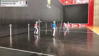 5ª jornada liga kutxabank(Gaubeka-Del Río vs Madariaga-Urrutia)