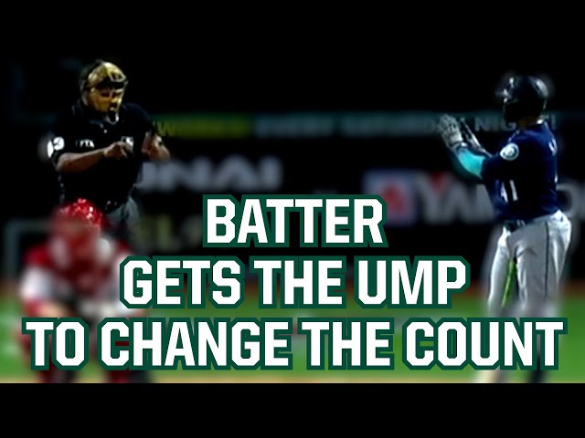 Batter convinces ump to change the count, a breakdown