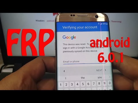 How to Bypass Galaxy S7/S7 Edge android 6.0.1 Google Account (FRP)