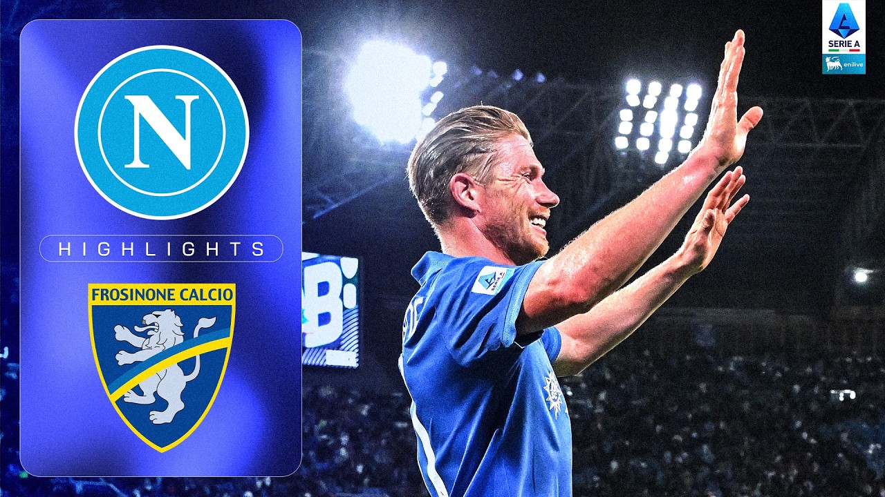KDB e Lang Trascinano il Napoli | NAPOLI-FROSINONE | HIGHLIGHTS | SERIE A ENILIVE 2026/27