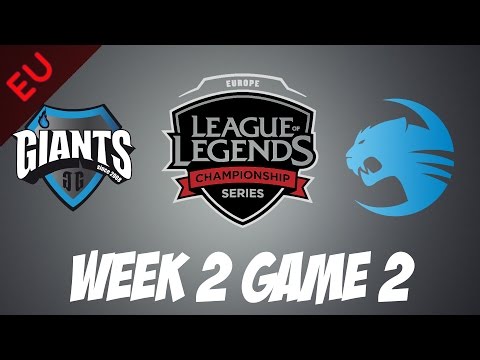 Giants vs Roccat | Game 2 | HIGHLIGHTS | EU LCS W2D4 2017 Spring split