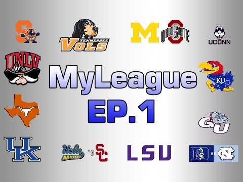 NBA 2K15 College Alumni MyLeague EP. 1: Introduction