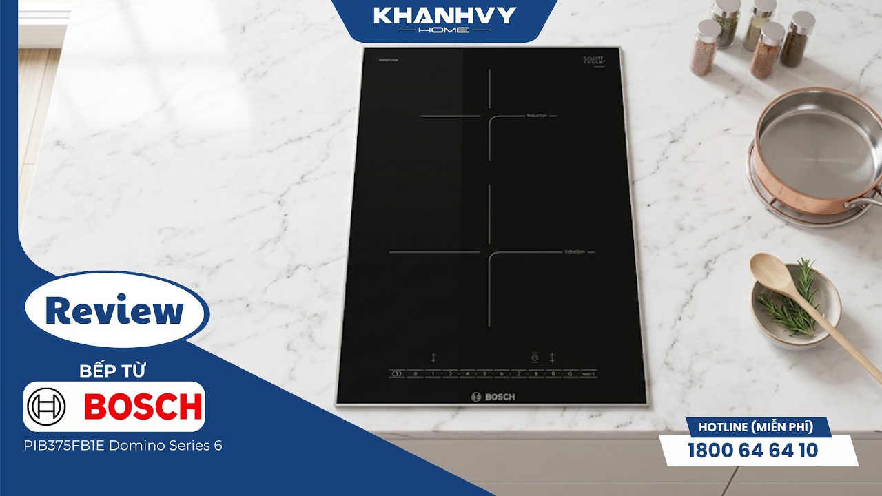 Bếp từ Bosch PIB375FB1E Domino Series 6