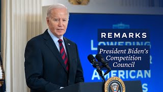 President Biden Convenes a Meeting of his Competition Council