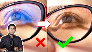 Remove Reflection or Remove Glare from Glasses in 30-Sec Photoshop Hidden
