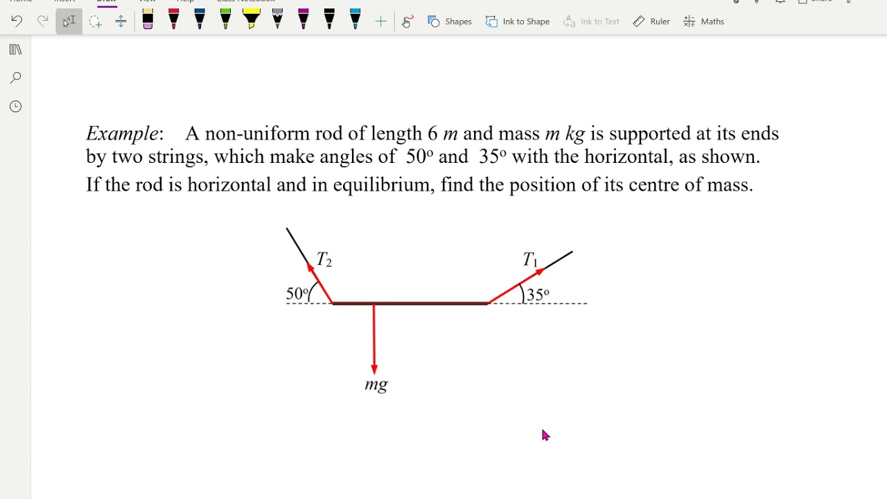M2 5.3a Three non-parallel forces in equilibrium