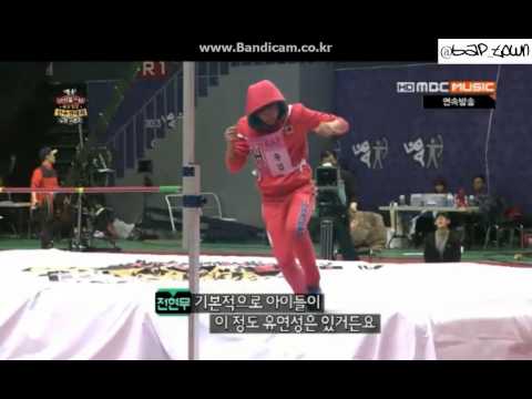 130220 B.A.P jongup's high jump CUT