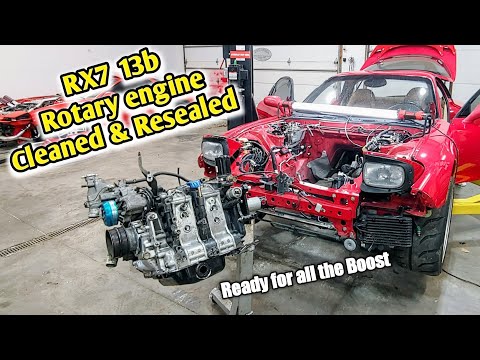 Clean & Reseal 13b Rotary Engine [ Mazda RX7 FD ]