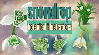 Sketching Snowdrops: A Page of Galanthus Species & Cultivars