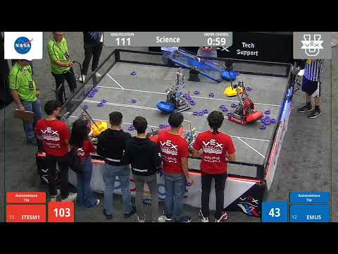 2022 VEXU Worlds: Turning Point | ITESM1 Vs EMU5 Science Division Q111