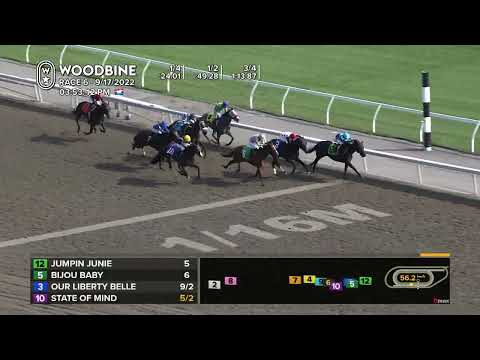 Woodbine, Tbred, September 17, 2022 Race 6