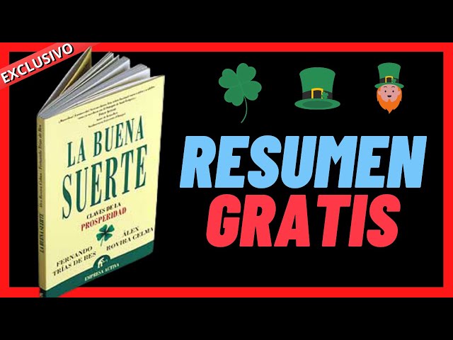 Vídeo relacionado con La buena suerte: Claves de la prosperidad (Autoayuda y superación)