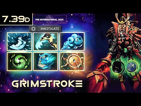 [SUPPORT] CR1T GRIMSTROKE 7.39d | THE INTERNATIONAL 2025 | #Dota2 #4K