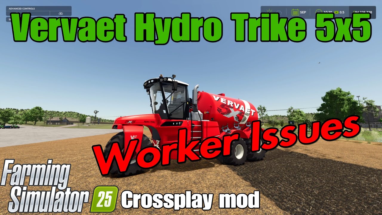 Vervaet Hydro Trike 5x5 / FS25 crossplay mod